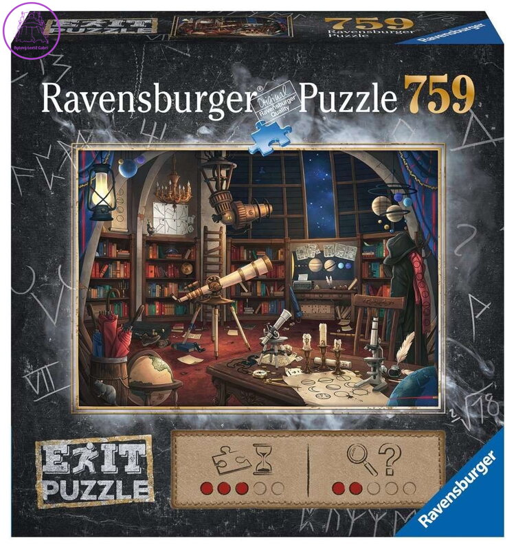 RAVENSBURGER Únikové EXIT puzzle Observatoř 759 dílků RAVENSBURGER Únikové EXIT puzzle Observatoř 759 dílků