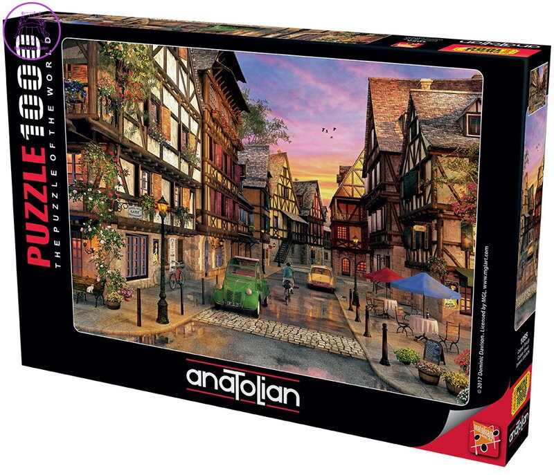 ANATOLIAN Puzzle Ulice Colmar 1000 dílků