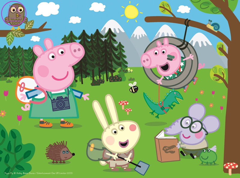 TREFL Puzzle Prasátko Peppa v přírodě 30 dílků TREFL Puzzle Prasátko Peppa v přírodě 30 dílků