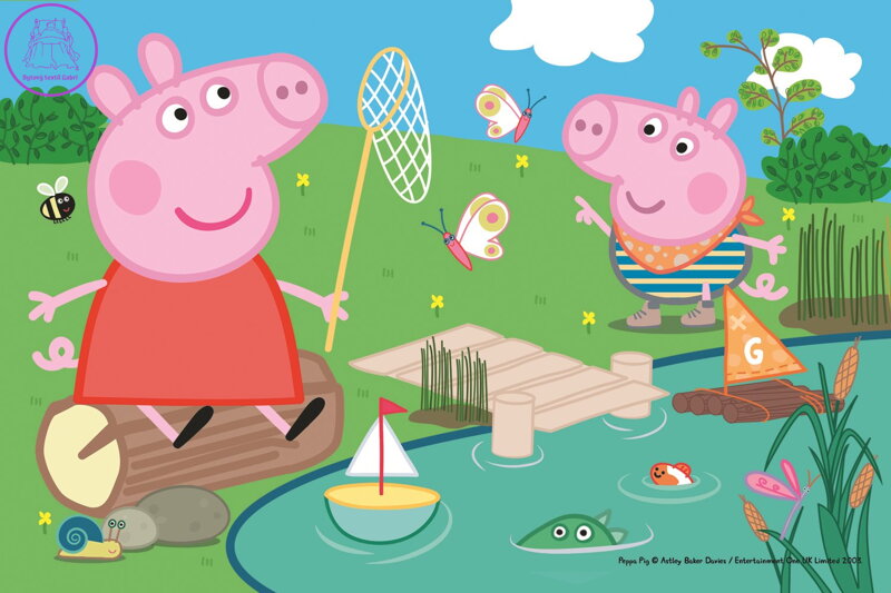 TREFL Puzzle Prasátko Peppa: U rybníka 54 dílků TREFL Puzzle Prasátko Peppa: U rybníka 54 dílků