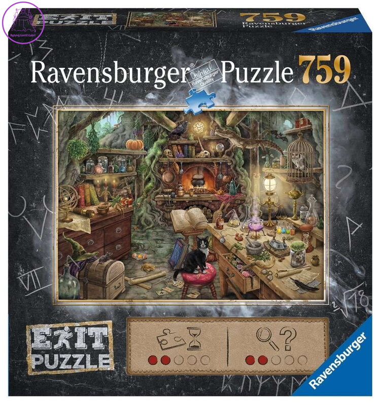 RAVENSBURGER Únikové EXIT puzzle Čarodějná kuchyně 759 dílků