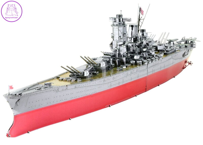 METAL EARTH 3D puzzle Válečná loď Yamato (ICONX)
