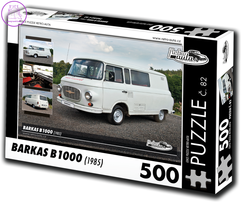 RETRO-AUTA Puzzle č. 82 Barkas B 1000 (1985) 500 dílků