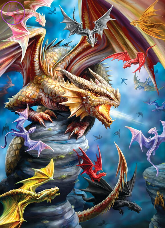 EUROGRAPHICS Puzzle Dračí klan 1000 dílků EUROGRAPHICS Puzzle Dračí klan 1000 dílků