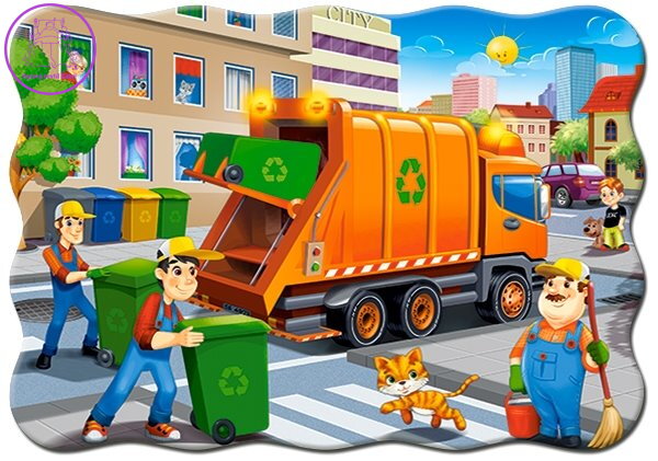 CASTORLAND Puzzle Popeláři 30 dílků
