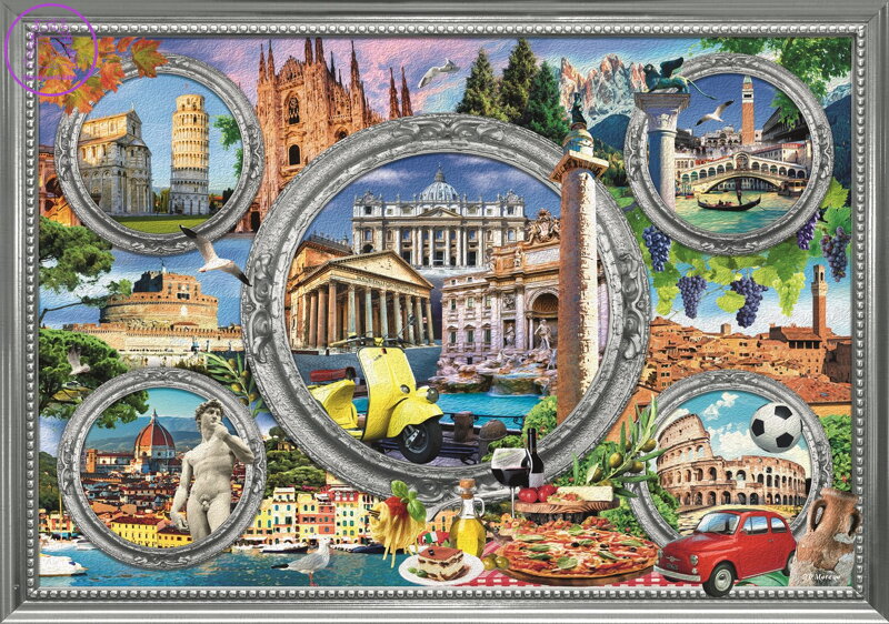 TREFL Puzzle Dovolená v Itálii 1000 dílků TREFL Puzzle Dovolená v Itálii 1000 dílků
