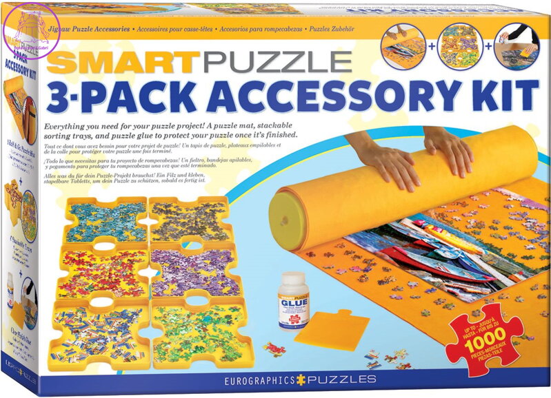 EUROGRAPHICS Sada příslušenství pro skládání puzzle 3v1