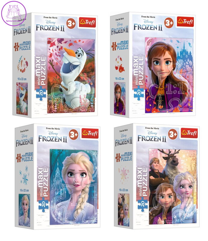 TREFL Displej Puzzle Ledové království 2, 20 dílků (24 ks) TREFL Displej Puzzle Ledové království 2, 20 dílků (24 ks)