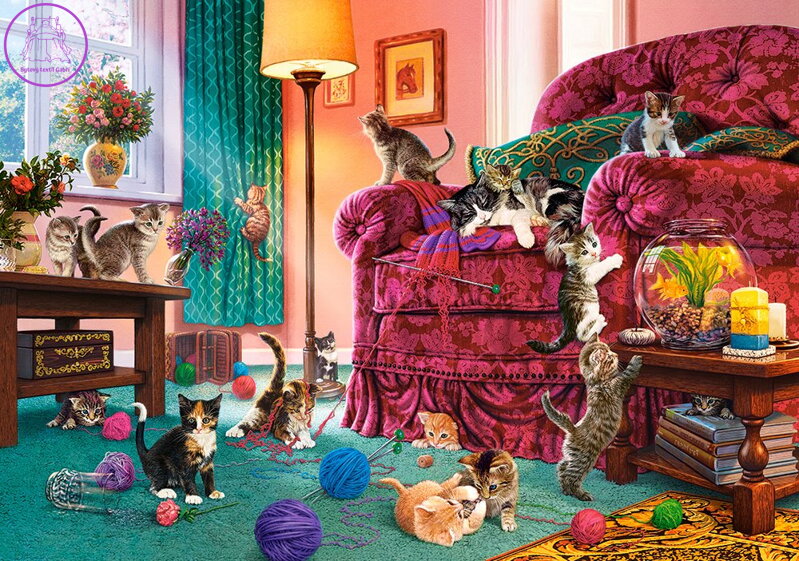 CASTORLAND Puzzle Nezbedná koťata 500 dílků CASTORLAND Puzzle Nezbedná koťata 500 dílků