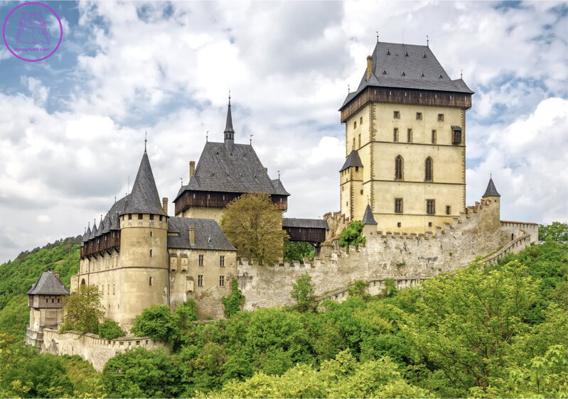 DINO Puzzle Hrad Karlštejn, Česká republika 500 dílků DINO Puzzle Hrad Karlštejn, Česká republika 500 dílků