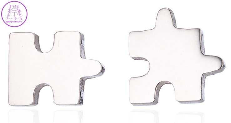 Ocelové náušnice Puzzle Ocelové náušnice Puzzle