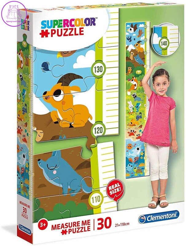 CLEMENTONI Puzzle metr Zvířátka 30 dílků CLEMENTONI Puzzle metr Zvířátka 30 dílků