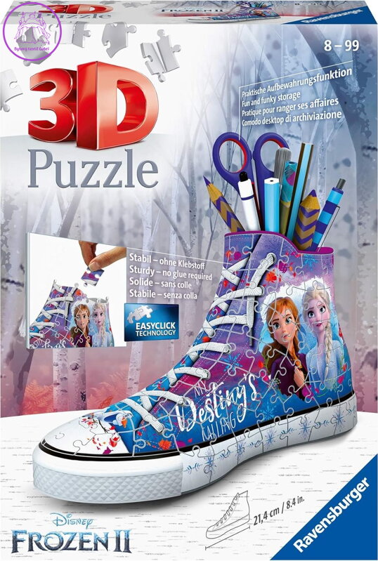 RAVENSBURGER 3D puzzle Kecka Ledové království 2, 108 dílků RAVENSBURGER 3D puzzle Kecka Ledové království 2, 108 dílků