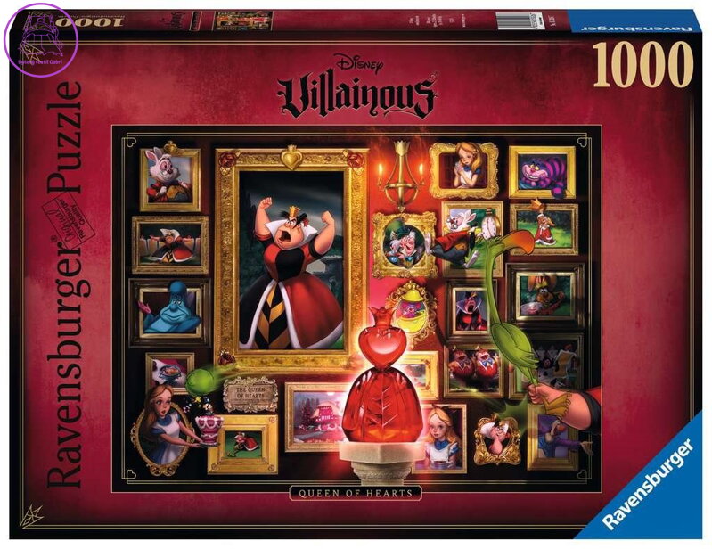RAVENSBURGER Puzzle Disney Villainous: Srdcová královna 1000 dílků RAVENSBURGER Puzzle Disney Villainous: Srdcová královna 1000 dílků
