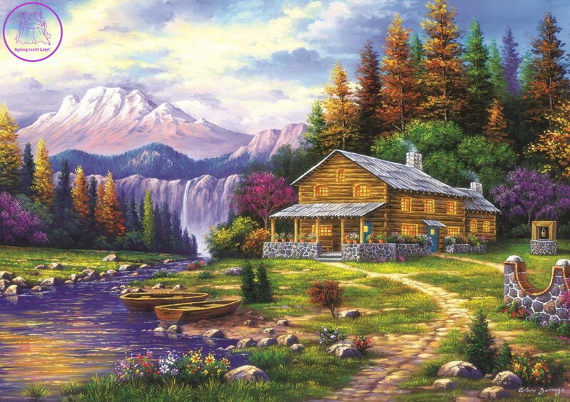 ART PUZZLE Puzzle Západ slunce v horách 1000 dílků