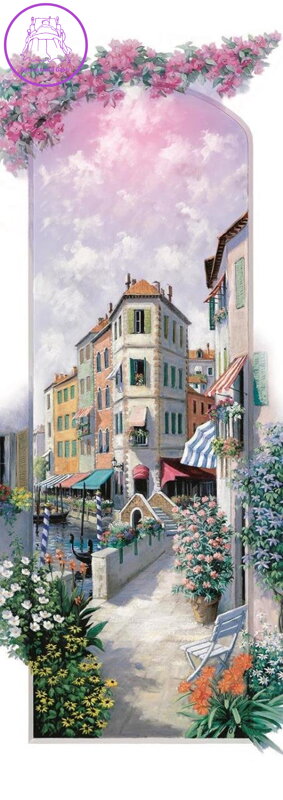 ART PUZZLE Vertikální puzzle Květinové Benátky 1000 dílků ART PUZZLE Vertikální puzzle Květinové Benátky 1000 dílků