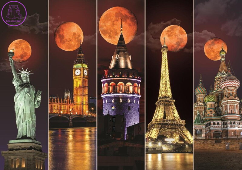 ART PUZZLE Puzzle Rudý měsíc 1500 dílků ART PUZZLE Puzzle Rudý měsíc 1500 dílků