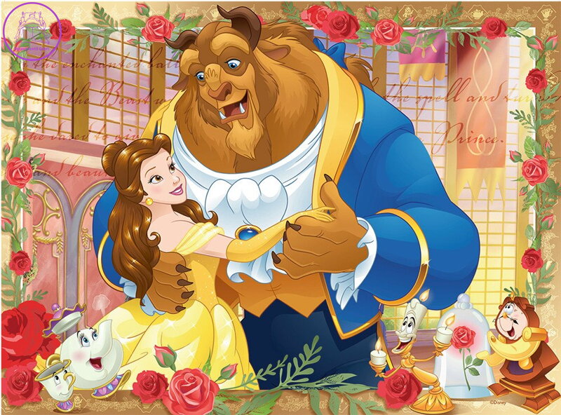 RAVENSBURGER Puzzle Kráska a zvíře XXL 100 dílků RAVENSBURGER Puzzle Kráska a zvíře XXL 100 dílků