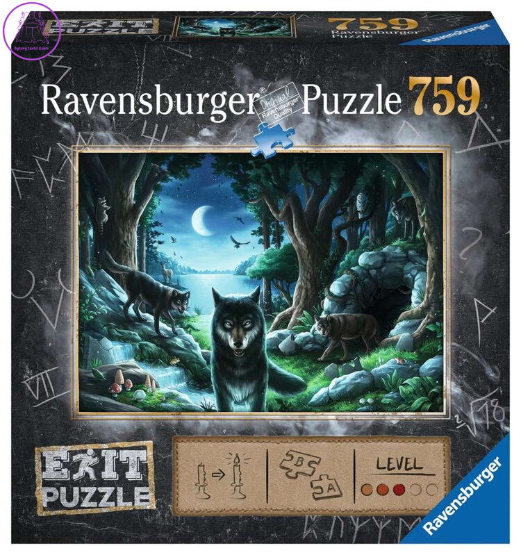 RAVENSBURGER Únikové EXIT puzzle Vlk 759 dílků RAVENSBURGER Únikové EXIT puzzle Vlk 759 dílků