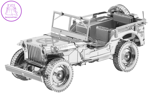 METAL EARTH 3D puzzle Jeep Willys MB Overland (ICONX)
