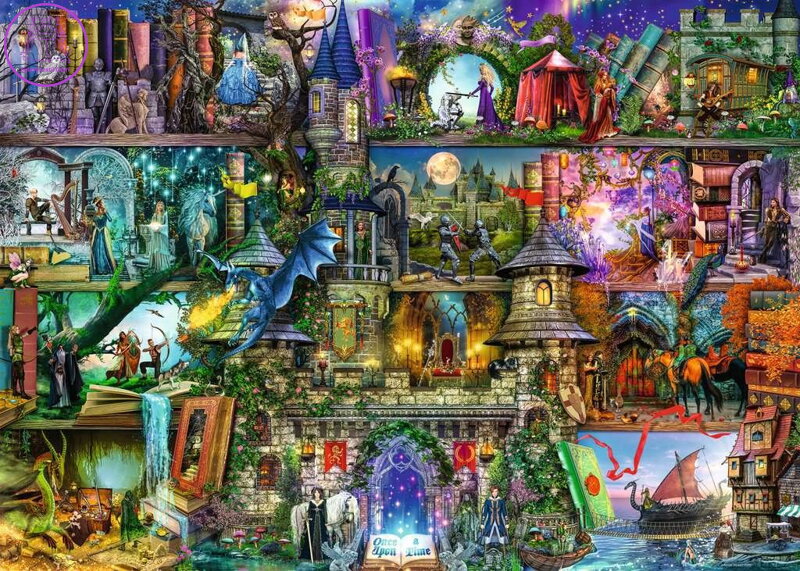 RAVENSBURGER Puzzle Mýty a legendy 1000 dílků RAVENSBURGER Puzzle Mýty a legendy 1000 dílků