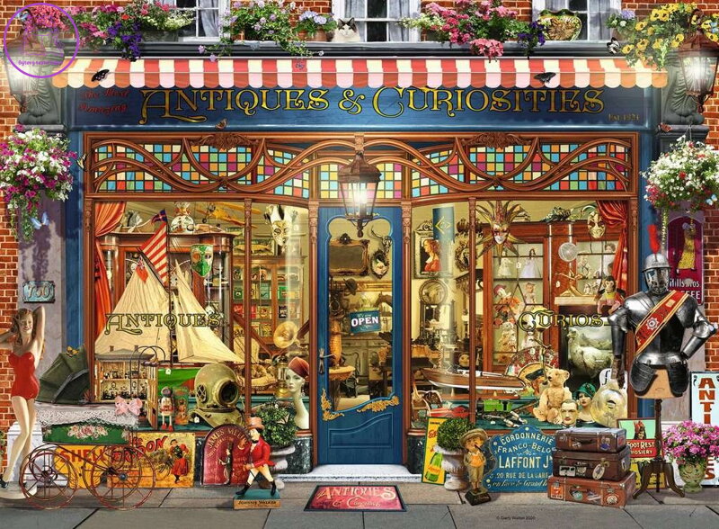 RAVENSBURGER Puzzle Obchůdek se starožitnostmi 500 dílků RAVENSBURGER Puzzle Obchůdek se starožitnostmi 500 dílků