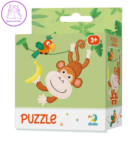 DODO Puzzle Opička 16 dílků DODO Puzzle Opička 16 dílků