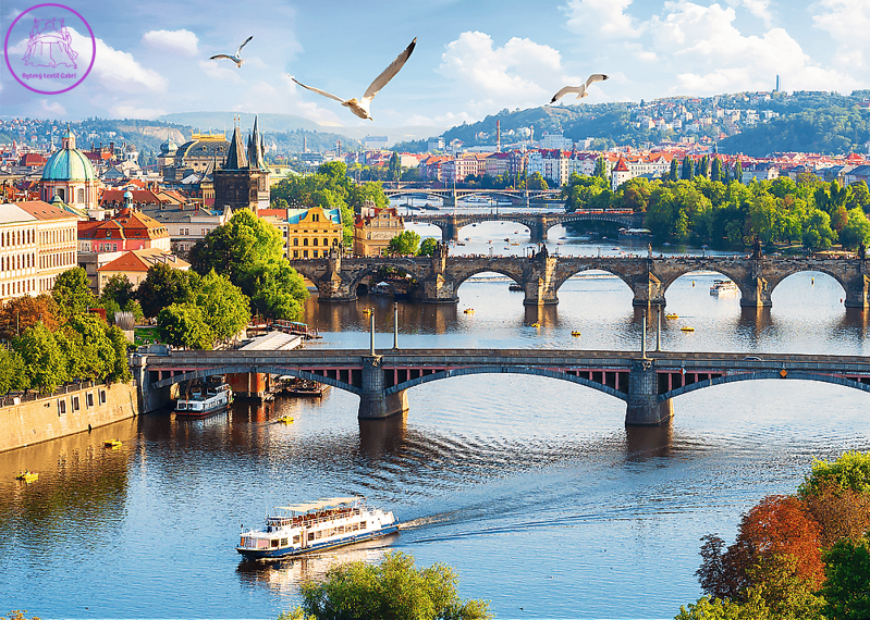 TREFL Puzzle Pražské mosty, Česká republika 500 dílků TREFL Puzzle Pražské mosty, Česká republika 500 dílků