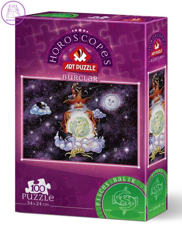 ART PUZZLE Puzzle Znamení zvěrokruhu: Ryby 100 dílků ART PUZZLE Puzzle Znamení zvěrokruhu: Ryby 100 dílků