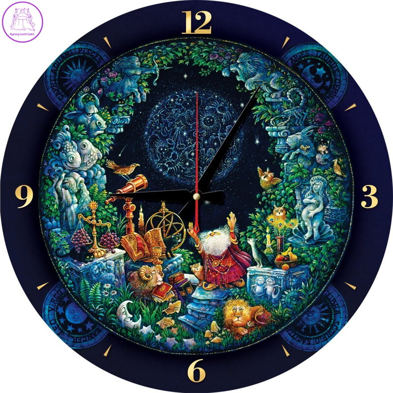 ART PUZZLE Puzzle hodiny Astrologie 570 dílků (včetně rámu)