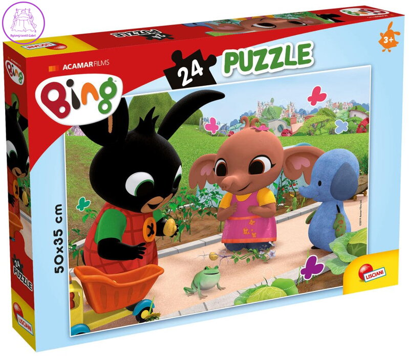 LISCIANI Puzzle Bing: Na zahrádce 24 dílků