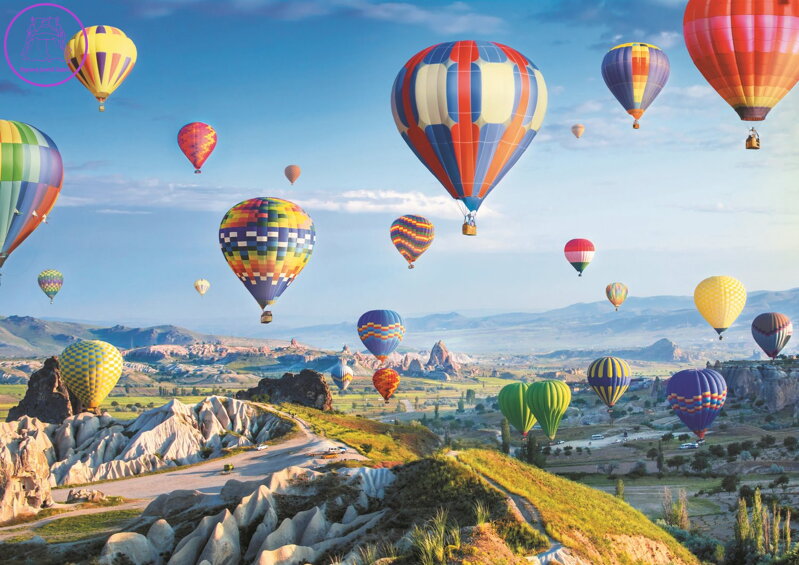 TREFL Puzzle Pohled na Kappadokii 1000 dílků TREFL Puzzle Pohled na Kappadokii 1000 dílků