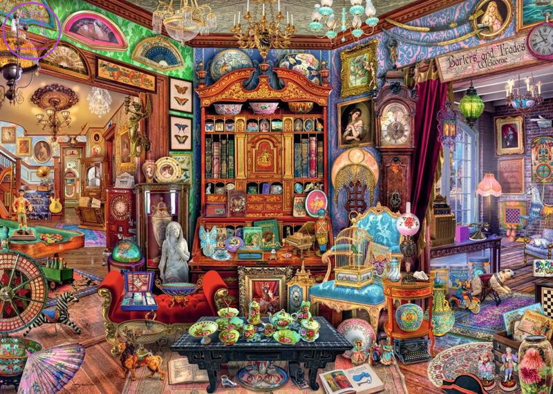 RAVENSBURGER Puzzle Skrytý poklad 1000 dílků RAVENSBURGER Puzzle Skrytý poklad 1000 dílků