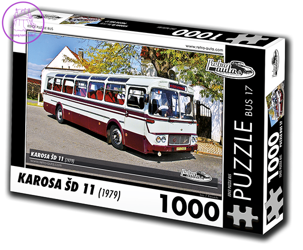 RETRO-AUTA Puzzle BUS č.17 Karosa ŠD 11 (1979) 1000 dílků RETRO-AUTA Puzzle BUS č.17 Karosa ŠD 11 (1979) 1000 dílků