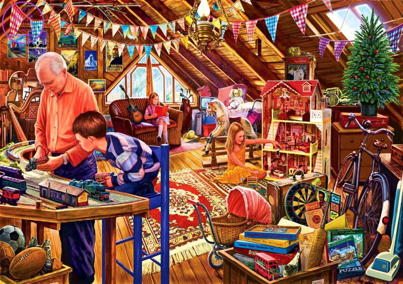 BLUEBIRD Puzzle Čas na hraní 1500 dílků BLUEBIRD Puzzle Čas na hraní 1500 dílků
