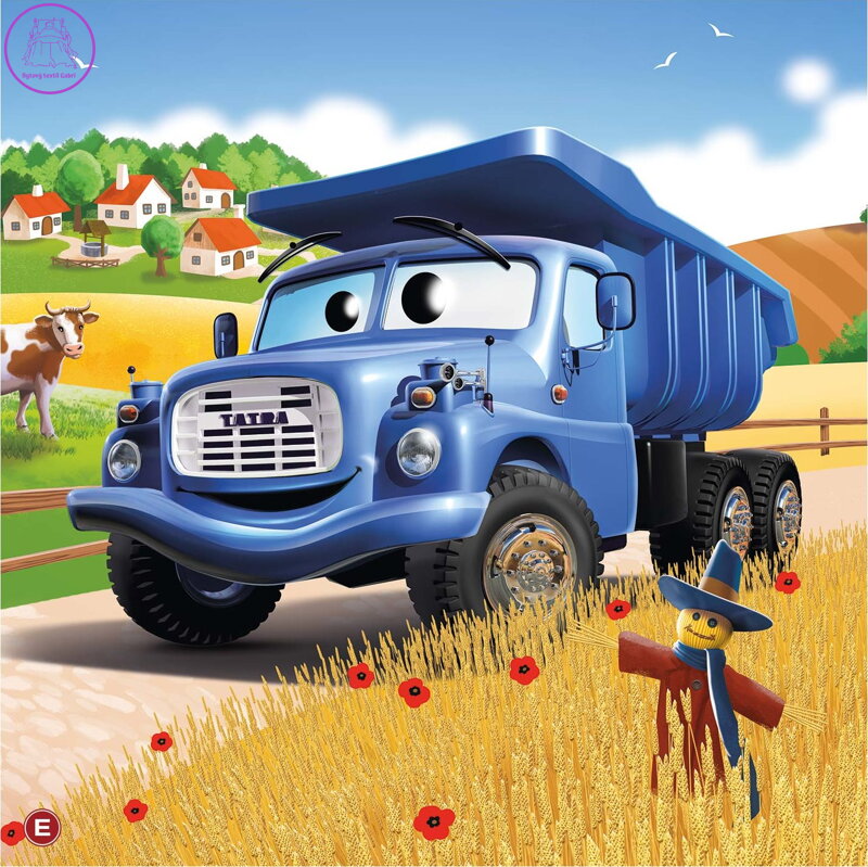 DINO Puzzle Tatra Auta: Tatra 148 modrá 60 dílků DINO Puzzle Tatra Auta: Tatra 148 modrá 60 dílků