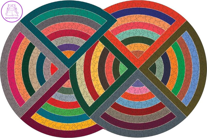 GALISON Tvarové puzzle Frank Stella: Firuzabad 750 dílků GALISON Tvarové puzzle Frank Stella: Firuzabad 750 dílků