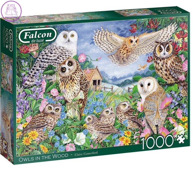 FALCON Puzzle Sovy v lese 1000 dílků