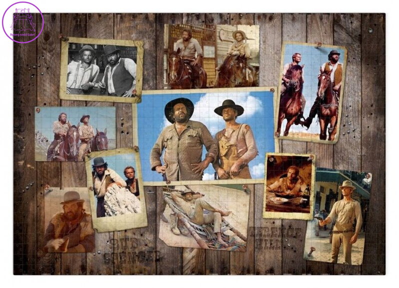 Puzzle Bud Spencer & Terence Hill: Western 1000 dílků