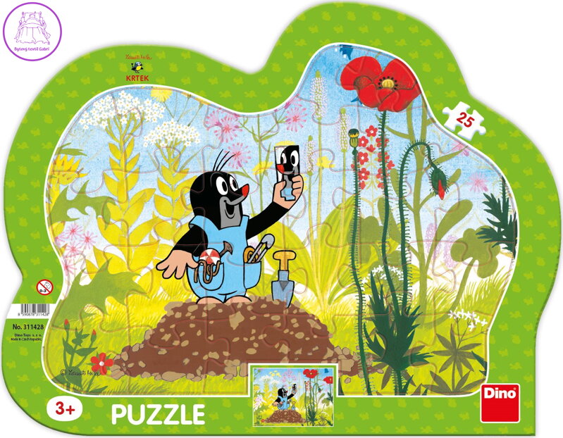 DINO Puzzle Krtek a kalhoty 25 dílků DINO Puzzle Krtek a kalhoty 25 dílků