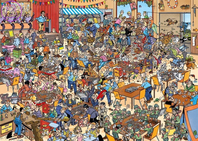 JUMBO Puzzle JvH Národní mistrovství ve skládání puzzle 1000 dílků