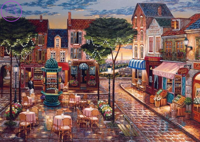 RAVENSBURGER Puzzle Dojmy z Paříže 1000 dílků RAVENSBURGER Puzzle Dojmy z Paříže 1000 dílků