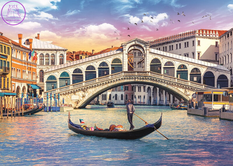TREFL Puzzle Most Rialto, Benátky 500 dílků TREFL Puzzle Most Rialto, Benátky 500 dílků