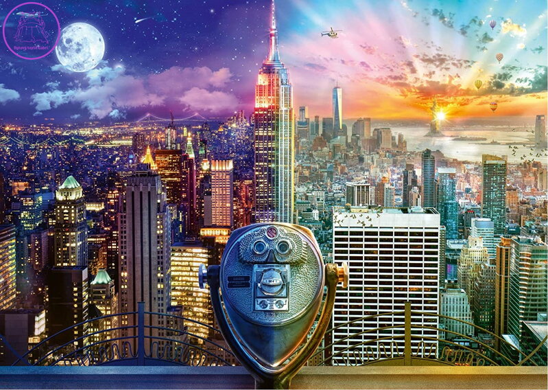 SCHMIDT Puzzle Den a noc: New York 1000 dílků SCHMIDT Puzzle Den a noc: New York 1000 dílků
