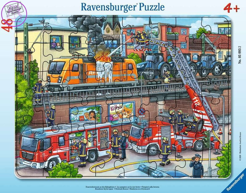 RAVENSBURGER Puzzle Hasiči v akci 48 dílků RAVENSBURGER Puzzle Hasiči v akci 48 dílků