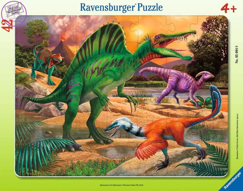 RAVENSBURGER Puzzle Dinosauři 42 dílků RAVENSBURGER Puzzle Dinosauři 42 dílků