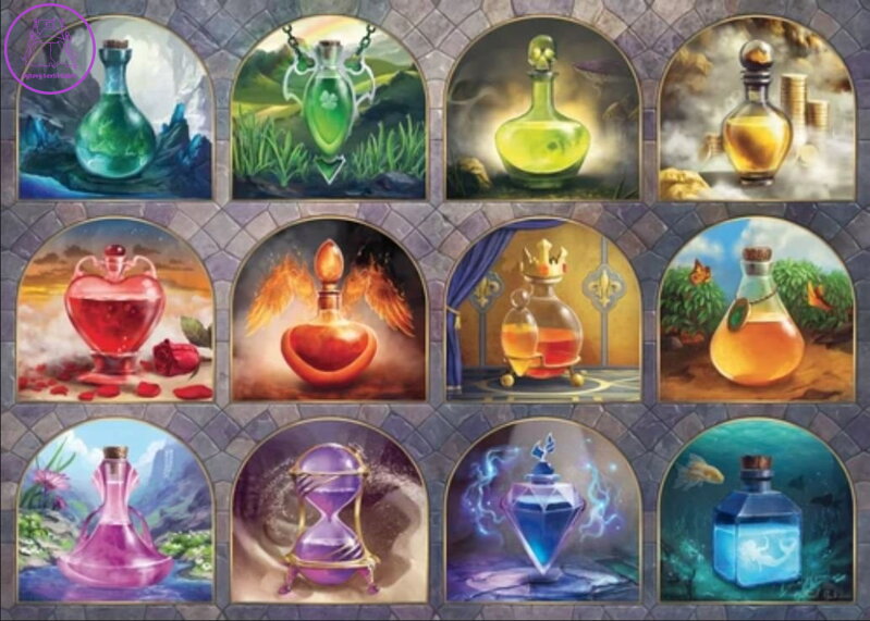 RAVENSBURGER Puzzle Kouzelné lektvary 1000 dílků