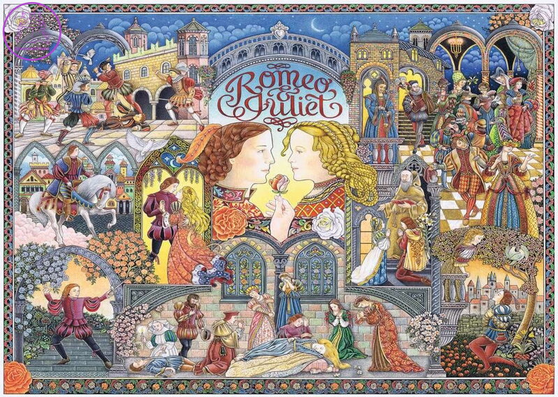 RAVENSBURGER Puzzle Romeo a Julie 1000 dílků RAVENSBURGER Puzzle Romeo a Julie 1000 dílků