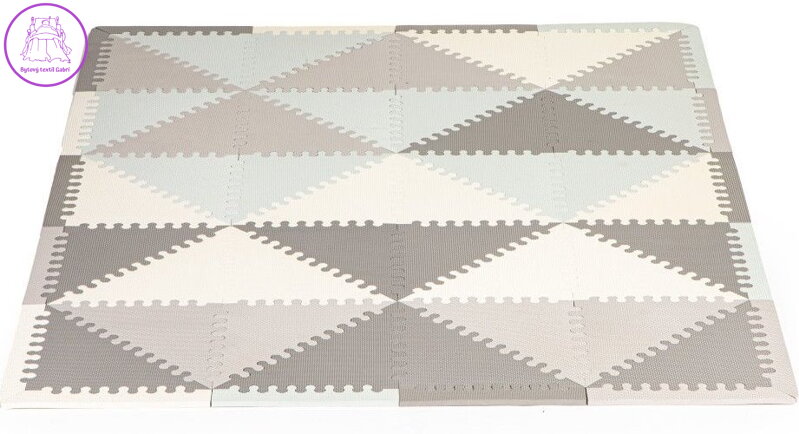 ECOTOYS Pěnové puzzle Trojúhelníky s okraji