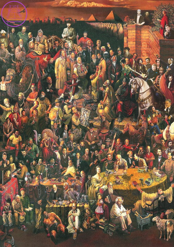 ART PUZZLE Puzzle 113 osobností 1500 dílků ART PUZZLE Puzzle 113 osobností 1500 dílků